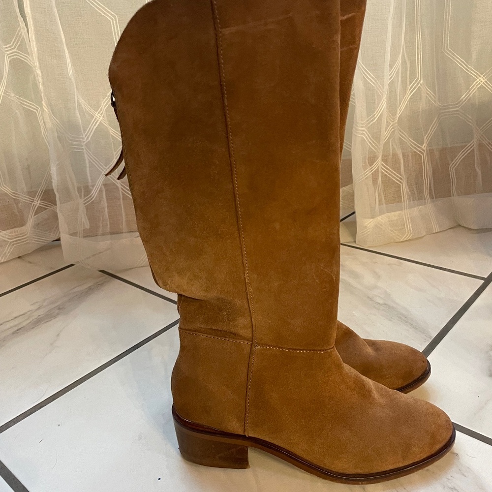 Naughty Monkey Leather Boots, Size 8